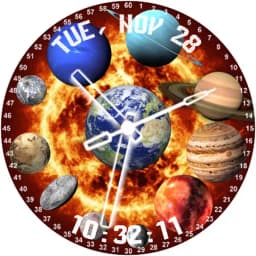 AniGyro SolarSystem Watch Face