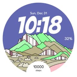 Alphine Canvas Watch Face