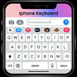 iPhone Keyboard - iOS Emoji