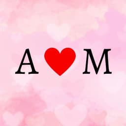 M + A Letters Love Wallpapers