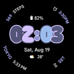 Android 14 Watch Face I