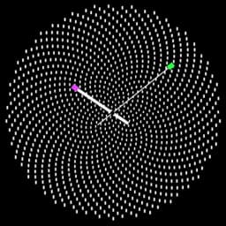 Abstract Analog Watch Face