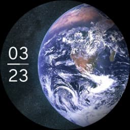 Earth View Animated Watch Face