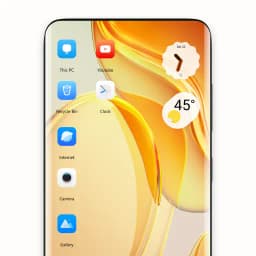 Techno theme for launcher
