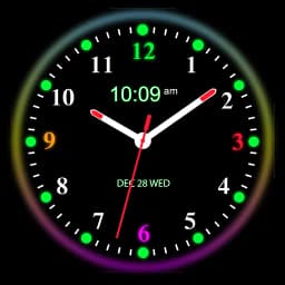 Smart Neon Clock and Wallpaper