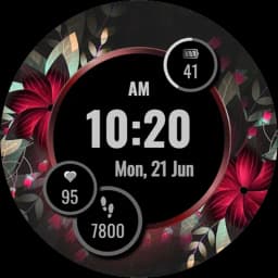 NXV85 Flora Bloom Watch Face