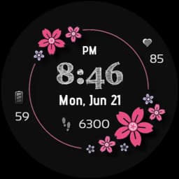 NXV19 Flower Watch Face