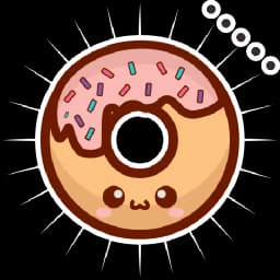 Sweet Kawaii Donut Wallpaper