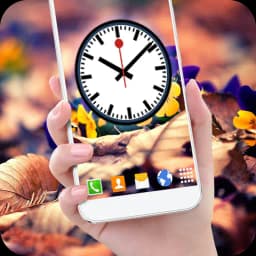 Flowers Clock Live Wallpapers