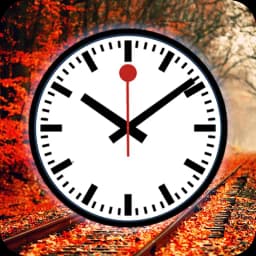 Autumn Clock HD Live Wallpaper
