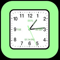 Analog Clock Square